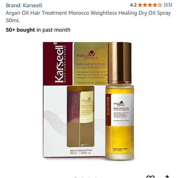 karseell Other - Karseell Maca Essence Oil for Hair